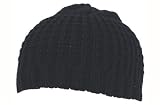 Strickmütze Mütze BEANIE BEN grob gestrickt schwarz