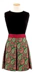 Ritz Christmas Paisley Printed Kick Pleat Apron