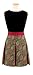 Ritz Christmas Paisley Printed Kick Pleat Apron