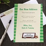 Moving Truck Personalized Moving Announcements