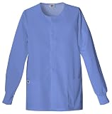 Dickies Medical Scrubs - Everyday Scrubs, Round Neck Snap Front Jacket (85306)