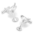 Sterling Silver Vintage Martini Cufflinks