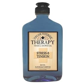 Village Naturals Therapy Stress & Tension Mineral Shower Gel 12.6 fl oz
