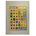 Jewish New Years Greeting Cards for Rosh Hashanah. Multicolored Squares with Golden Apples Design. "Shanah Tova" in Hebrew and Happy New Year in English. Made in Israel. Sold 12 Cards Per Order. Envelopes Included.