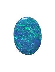 O&G Australia Natural Opal Doublet Gemstone, 6x8mm (0.74cttw)