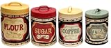 IWGAC 049-13439 Elegant Country Store Canister Four Piece Set