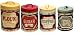 Flour, Sugar, Coffee and Tea Canister Set