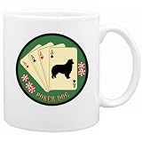 New  Border Collie / Poker Dog !  Mug Dog