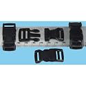 50 - 1/2" Side Release Plastic Buckles