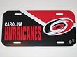 CAROLINA HURRICANES Officially Licensed Team Colored Logo Plastic LICENSE PLATE