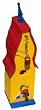 Funky Randy Birdhouse - Funky Curls Yellow Red Blue Finial Bell 22" Tall Usable Unique R-135