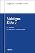 Richtiges Zitieren: Ein Leitfaden f�r Jurastudium und Rechtspraxis, Rechtsstand: Januar 2010