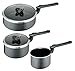 Tefal Compact Enamel Pan Set, 3 Piece