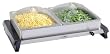 Broilking NBS-2SP Professional Double Buffet Server With Clear Lids