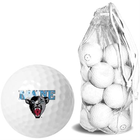 Maine Black Bears Ncaa Clear Pack 15 Golf Balls