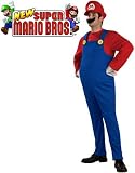 Super Mario Brothers Deluxe Mario Costume - Blue - Large