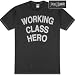 John Lennon 'Working Class Hero' lightweight coal black t-shirt