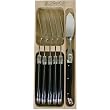 Black Laguiole Verdier Heavy Duty Set 6 Fish Knives