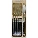 Black Laguiole Verdier Heavy Duty Set 6 Fish Knives