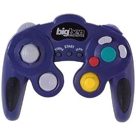 Manette analogique vibrante - Mauve et noire