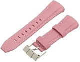 TechnoMarine SL140007 Cruise Baby Pink Calf Leather White Stitching 40mm Cruise Watch Strap