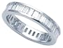 2.55 cttw Karina B(tm) Baguette Diamonds Eternity Band LIFETIME WARRANTY