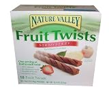 Nature Valley Fruit Twists Strawberry Naturally Flavored 18 Pouch Box