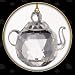 TEAPOT ORNAMENT - CRYSTAL TEAPOT CHRISTMAS ORNAMENT - Teapot