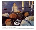 Mermaid on the Shore, 1894 Fine Art Poster Print by Edvard Munch, 28x24