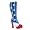 Blue/White/Red Patent