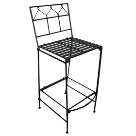 Click here to buy PTC Home and Garden Folding Bar Stool, Pewter by PTC.