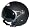 Jethelm mit Visier matt-schwarz DP-501 Pilotenhelmdesign + Sturmhaube
