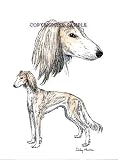 Saluki - Double Image by Cindy Farmer
