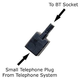 Genuine Philips PCC404 BT Adapter Plug (Black) 2422-037-00471 2422-033-00487 Converts Small Phone Plug to Large BT Socket Type Plug. For Philips Phone Models: CD, CD2351, CD2352, CD2353, CD4451S, CD4452S, CD4453S, CD6451B, CD6452B, DECT, DECT1111, DECT1112, DECT3111, DECT3112, DECT5111, DECT5112, DECT5151, DECT5152, DECT5153, DECT5251, DECT5252, DECT5253, DECT6171, DECT6172, KALA, KALA 3321, KALA 3322, KALA 3351, KALA 3352, KALA 3353, ONIS, ONIS 5321, ONIS 5351, ONIS 5352, ONIS 5353, VOIP, VOIP8411B, XALIO, XALIO 1321, XALIO 1322, XALIO 1323, ZENIA, ZENIA 7370, ZENIA 7371, ZENIA 7372 etc