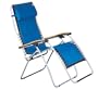 Faulkner XL Recliner Blue Jeans Padded with Wood Arms