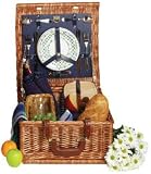 Outdoor Living : Casual English Picnic Basket for 2