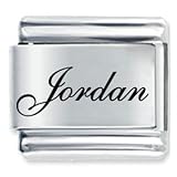 Name Jordan Italian Charms Bracelet Link