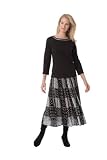 Collections Etc - Angela Top And Floral Skirt Set
