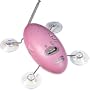 Zadro Shower Bug AM/FM Radio with Clock, Pink