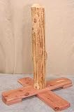 Grooved Red Cedar Cat Scratching Post : Size 32 INCHES