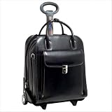 LA GRANGE Leather Vertical Detachable-Wheeled Ladies' Briefcase