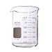Corning Pyrex Low Form Graduated Griffin Beaker with Double Capacity Scale