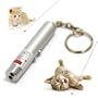 Mini Laser Schl�sselanh�nger ideales Katzenspielzeug Katzentrainer Laserpointer Rot 2in1 inkl. LED Lampe Batterien inklusive!