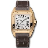 Cartier Santos 100 18kt Rose Gold Ladies Watch W20108Y1 by Cartier
