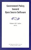 Government Policy Toward Open Source Software