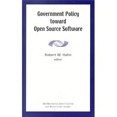 Government Policy Toward Open Source Software
