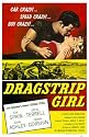 VINTAGE MASTERPRINT POSTER * CLASSIC MOVIES * DRAGSTRIP GIRL