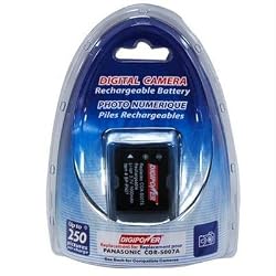 Digipower BP-PN07 Replacement li-Ion Battery for Panasonic CGR-S007A