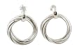 Sterling Silver Rolo Style Drop Earrings