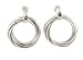 Sterling Silver Rolo Style Drop Earrings